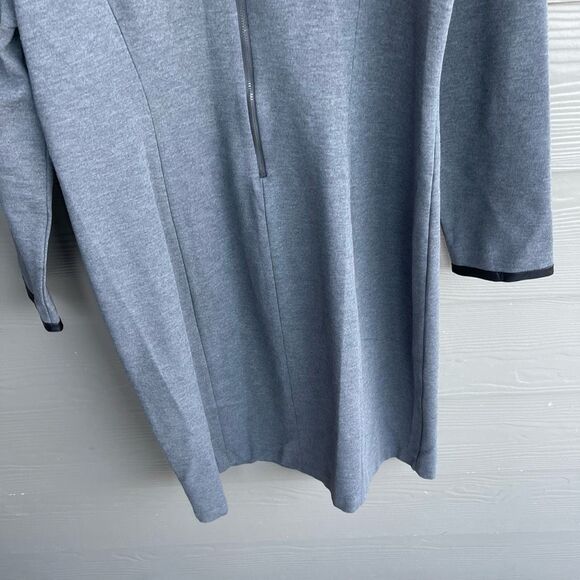 Talbots sheath vegan leather trim dress - Picture 7 of 7